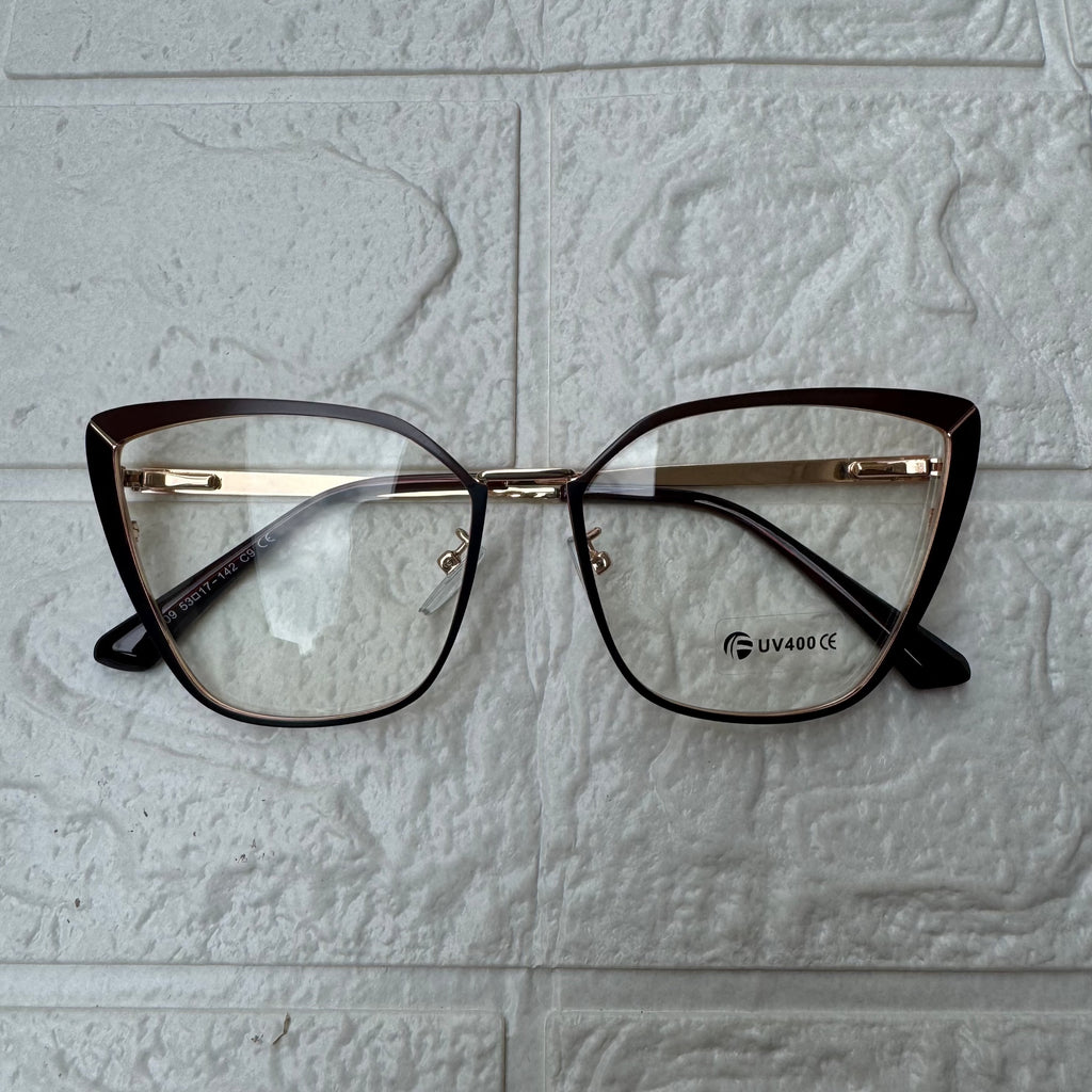 Lentes tipo Mariposa Gold/Ocre