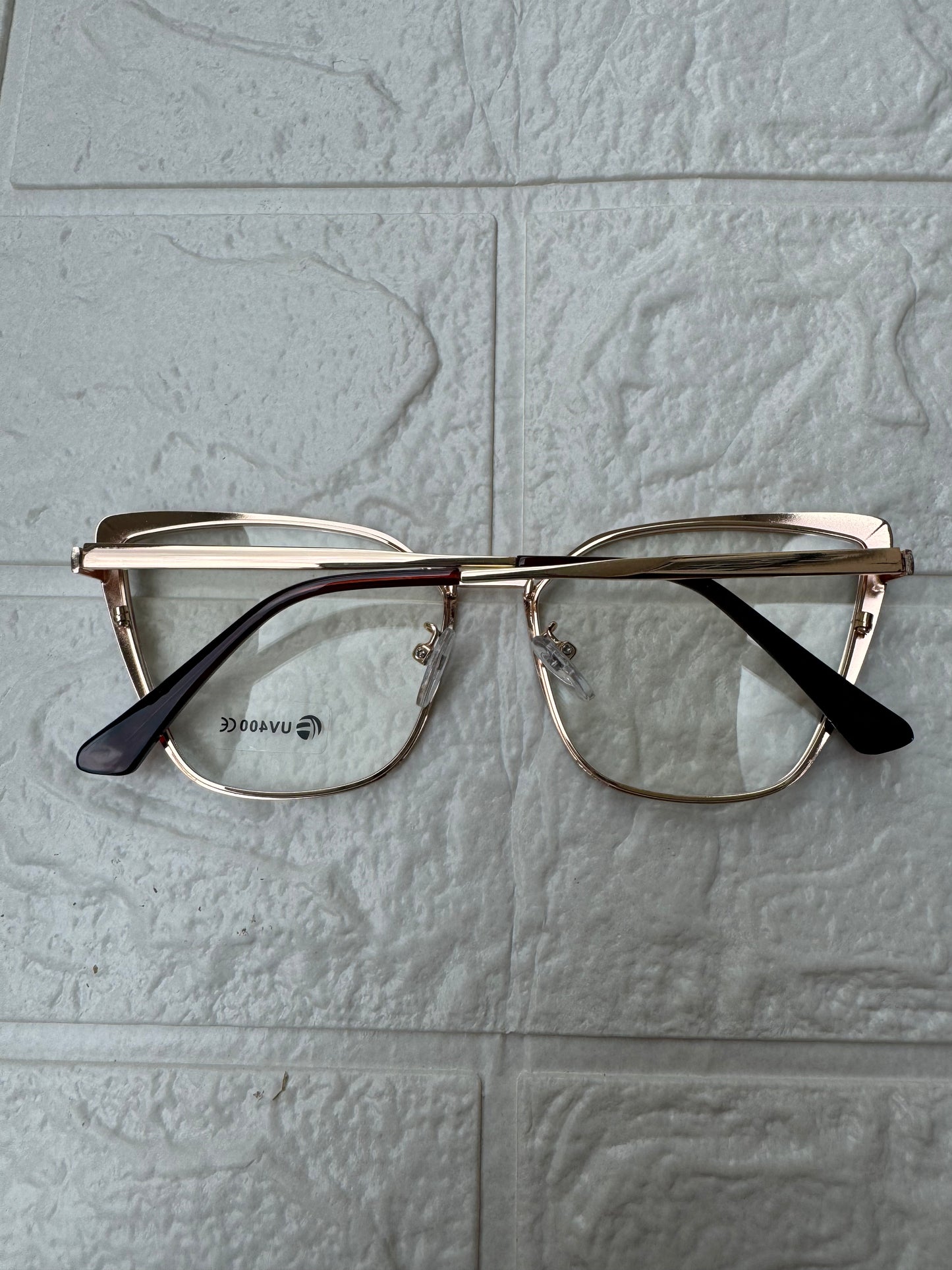 Lentes tipo Mariposa Gold/Ocre