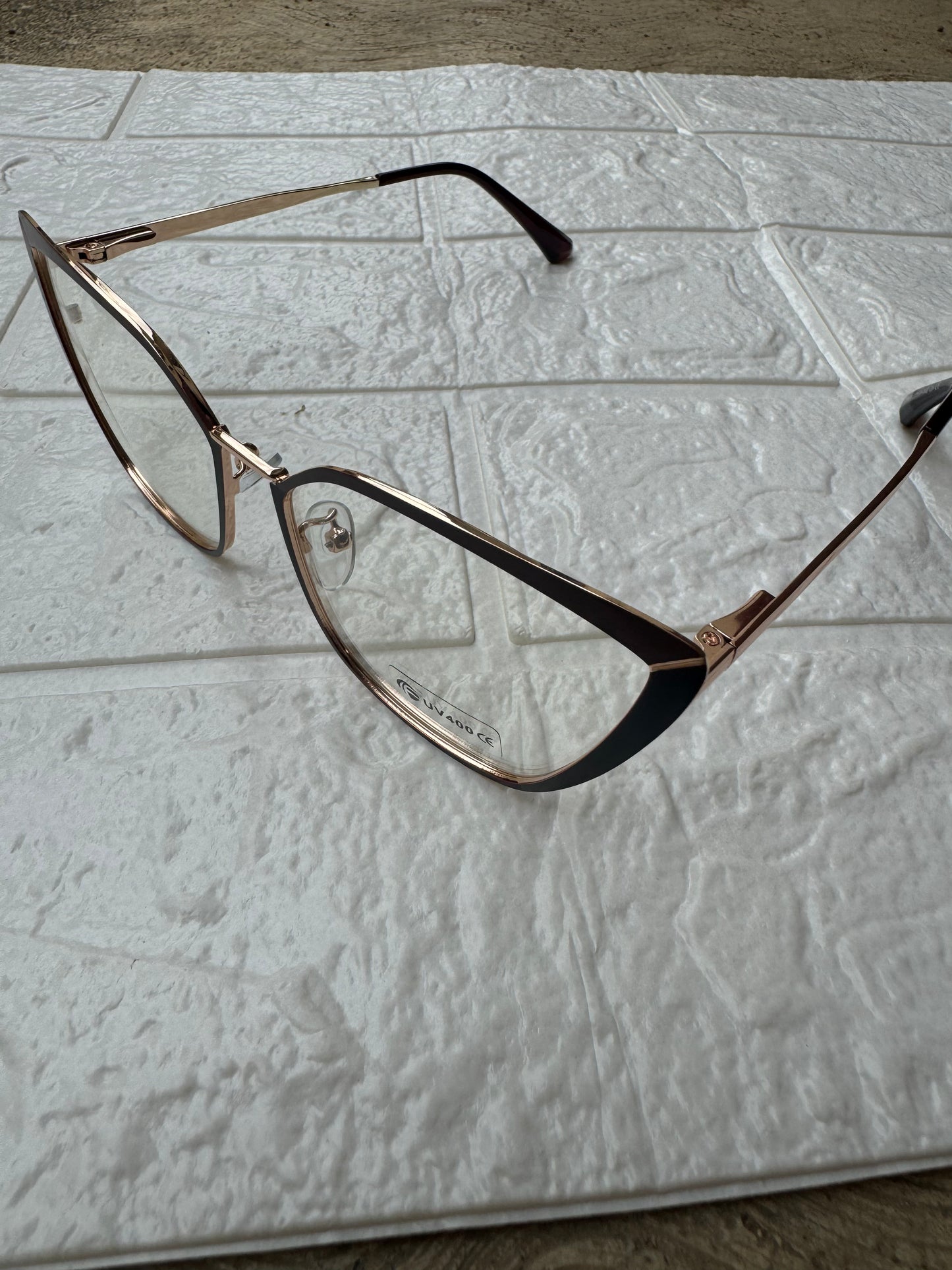 Lentes tipo Mariposa Gold/Ocre