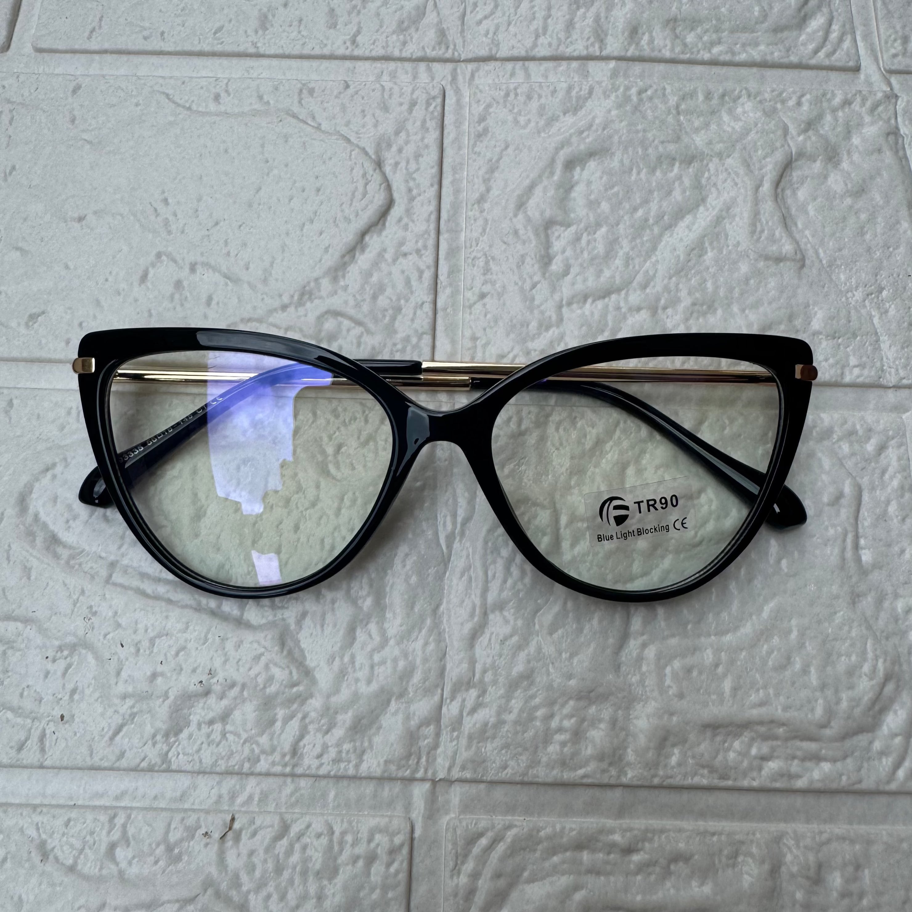 Lentes Acrilicos Skinny Negros