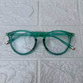 Lentes Semiredondos Acrilicos Verdes