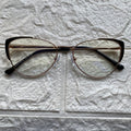 Lentes Cat Eye Gold Esquinas Black