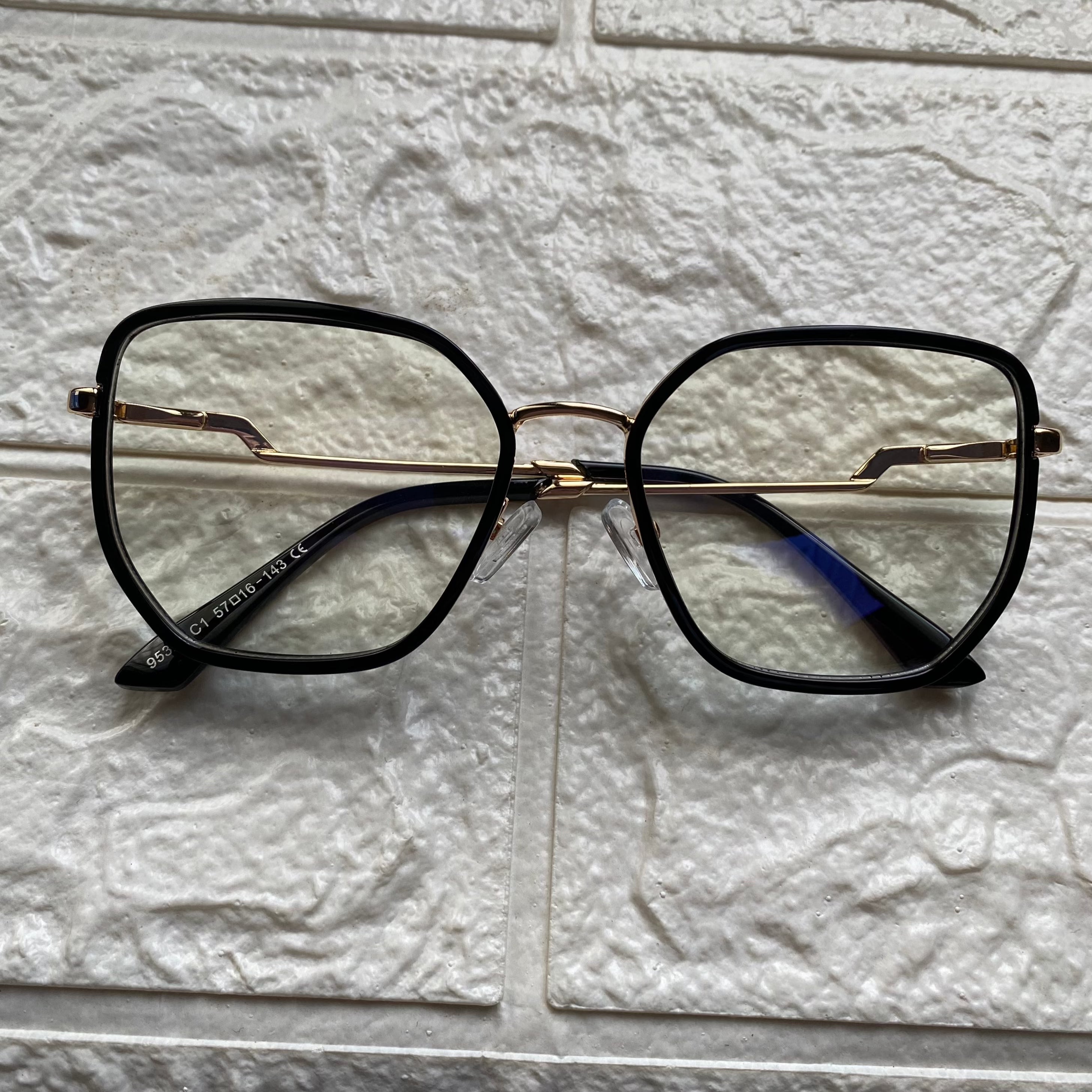 Lentes Semihexagonales Black