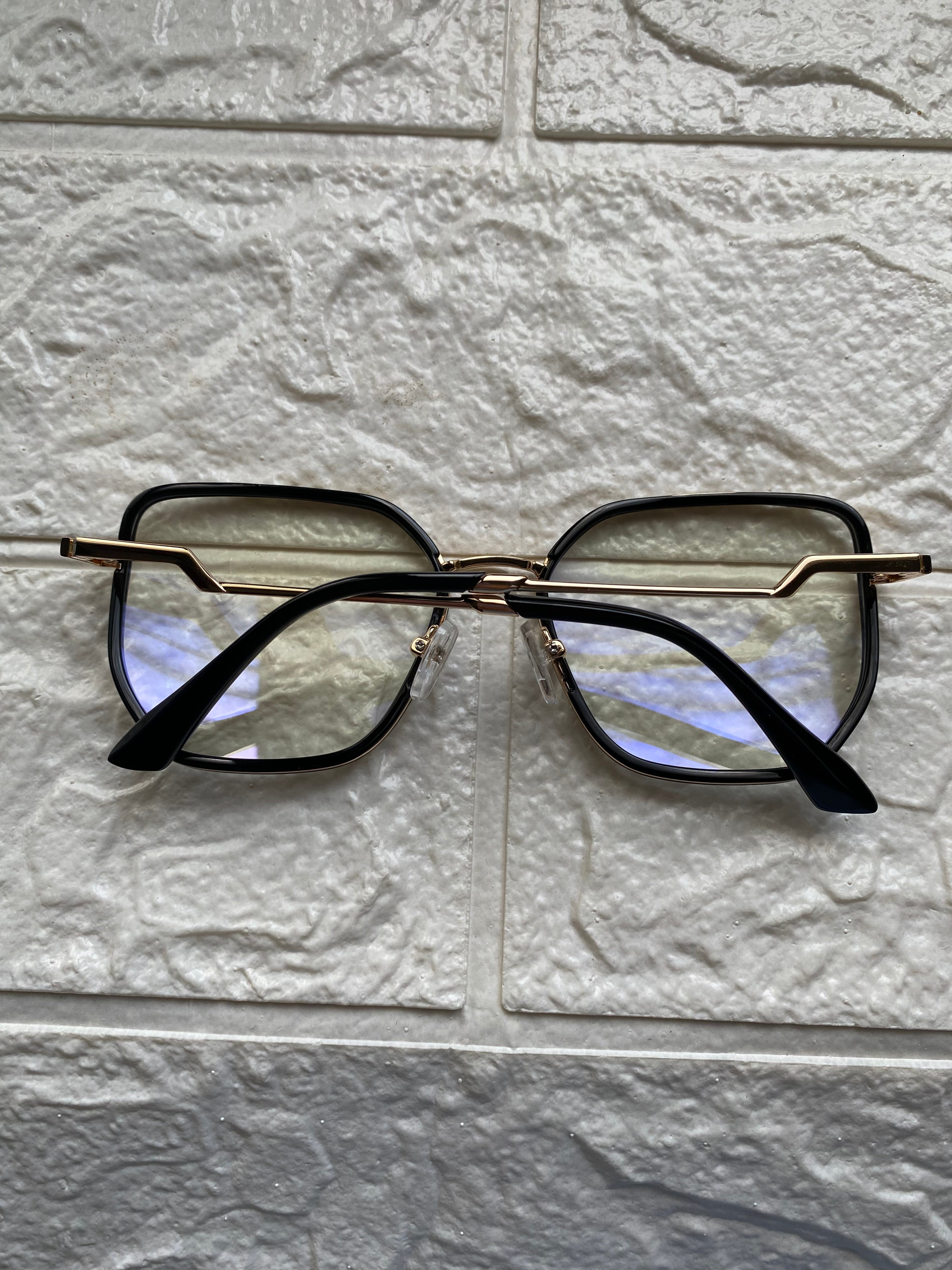 Lentes Semihexagonales Black