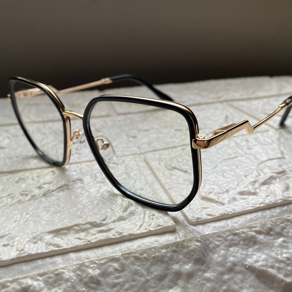 Lentes Semihexagonales Black