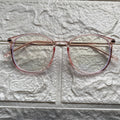 Lentes Semiredondos Pink y Gold