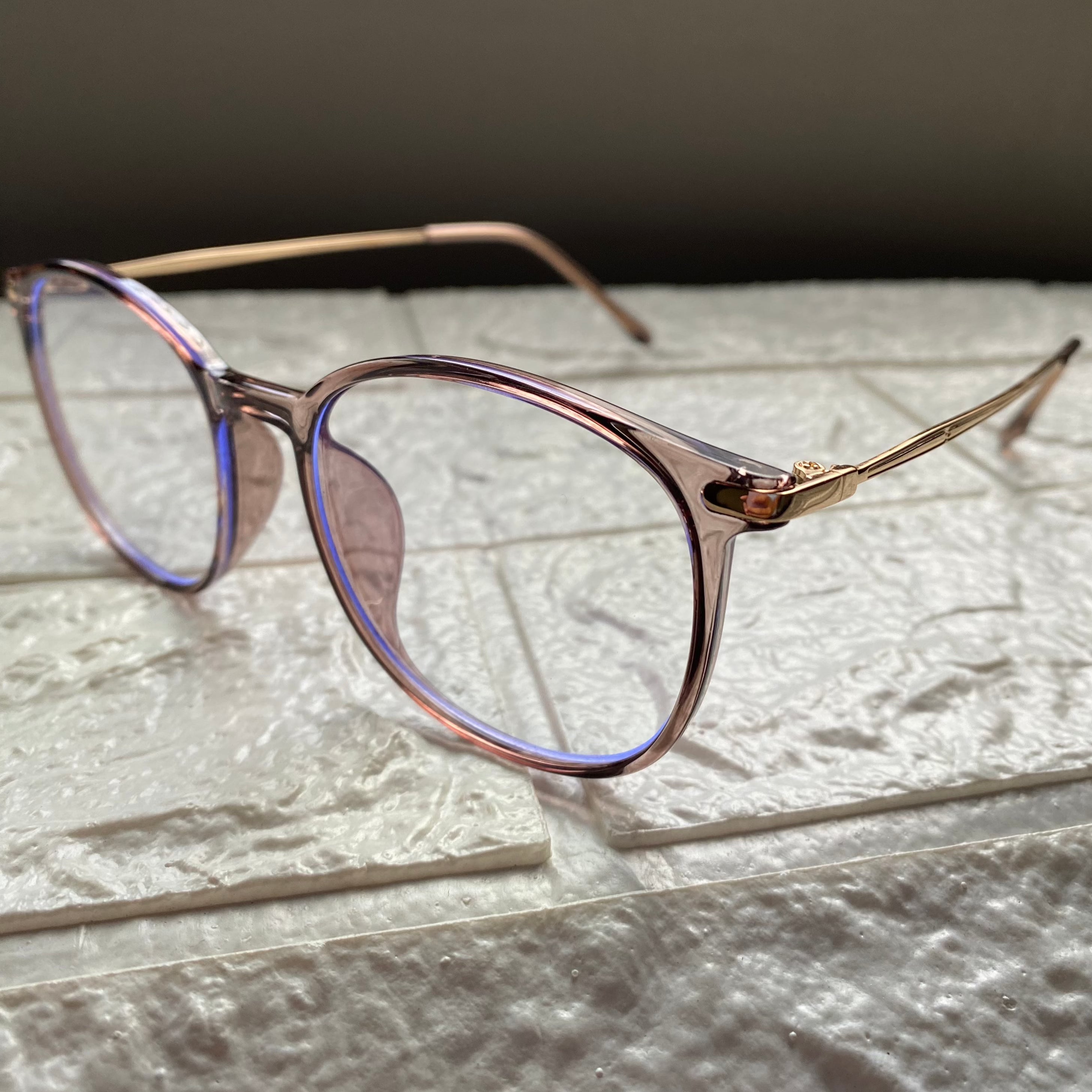 Lentes Semiredondos Tea y Gold