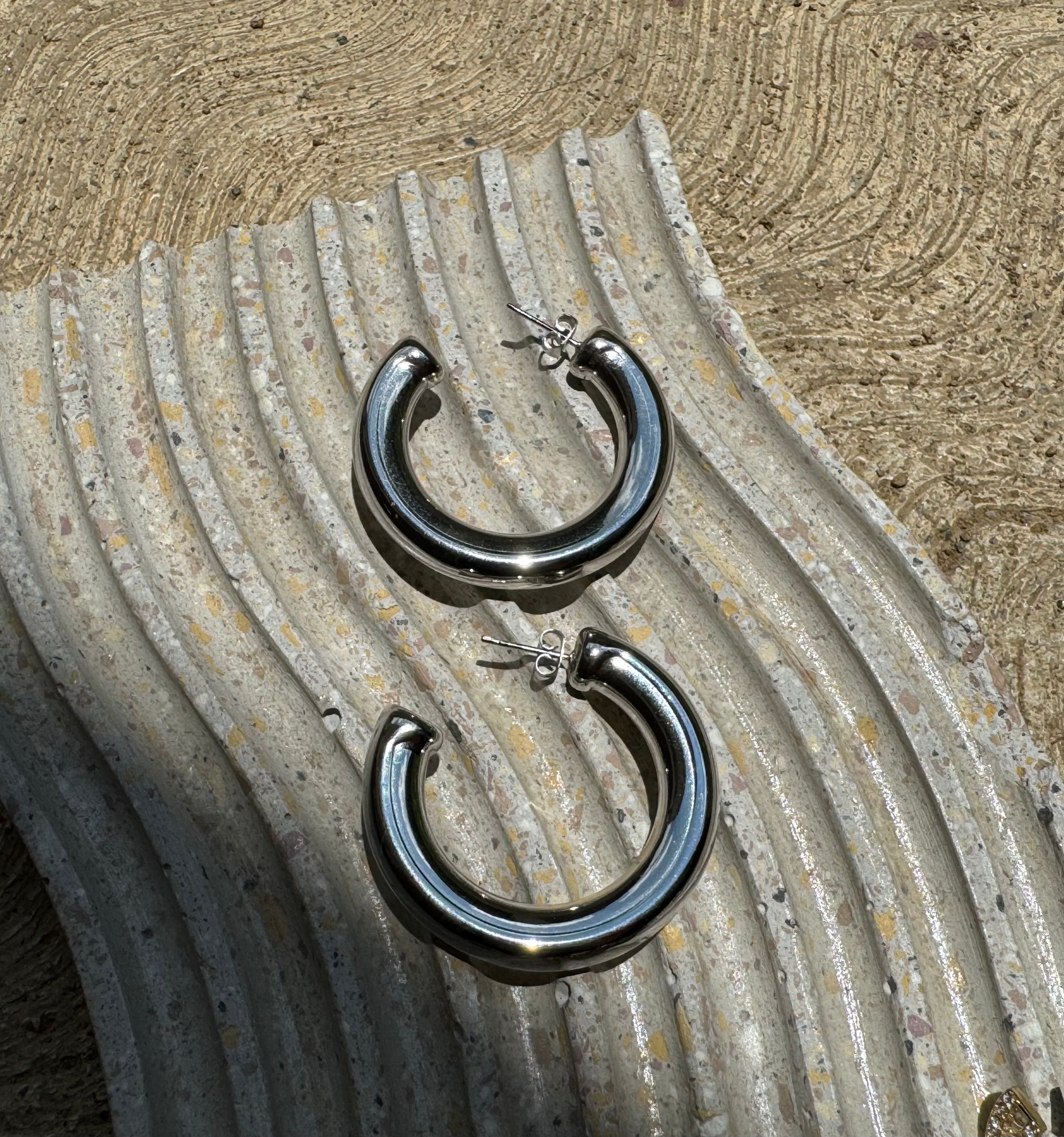 Hoops Silver 40mm Plane