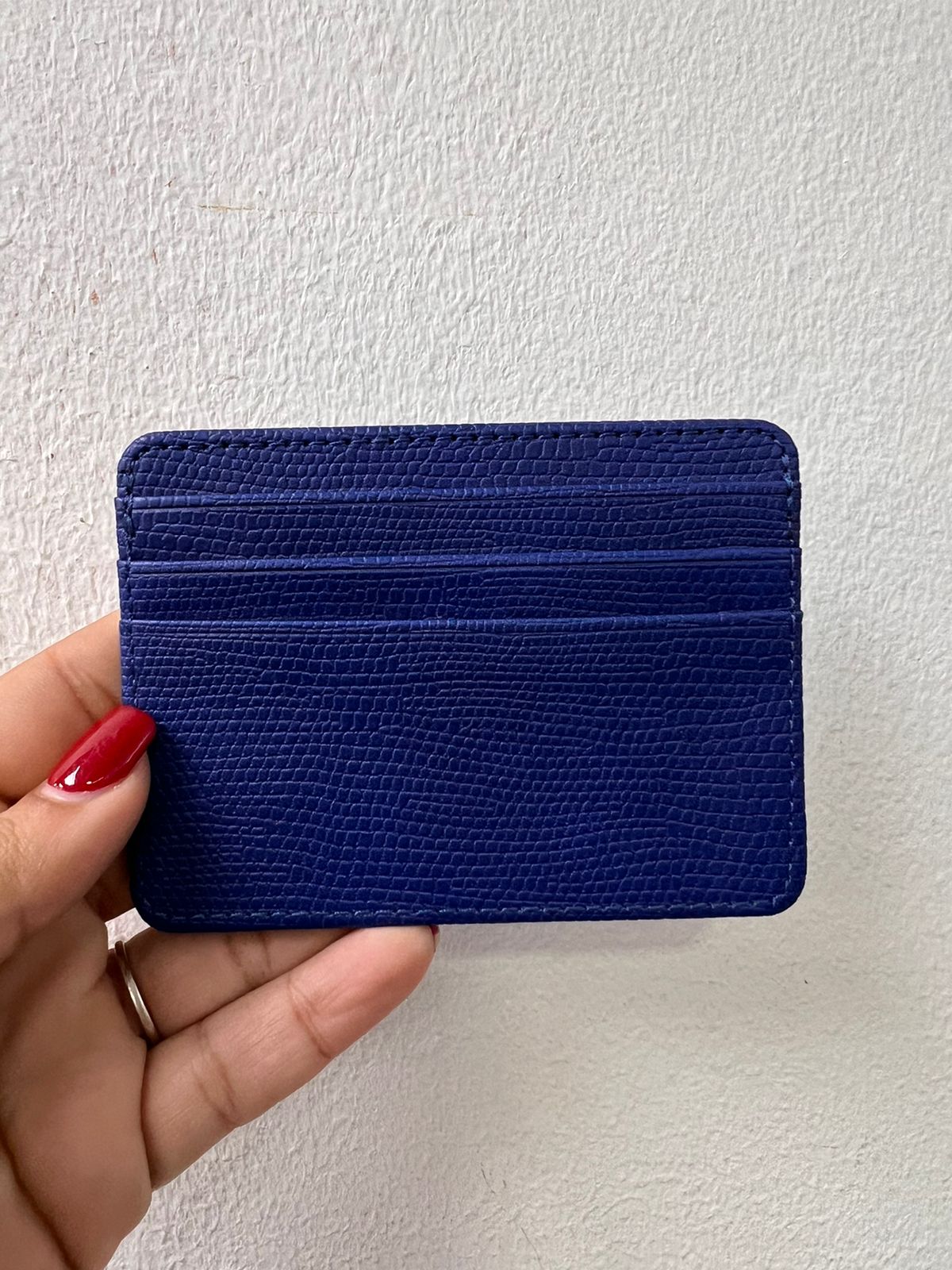 Tarjetero Navy Blue