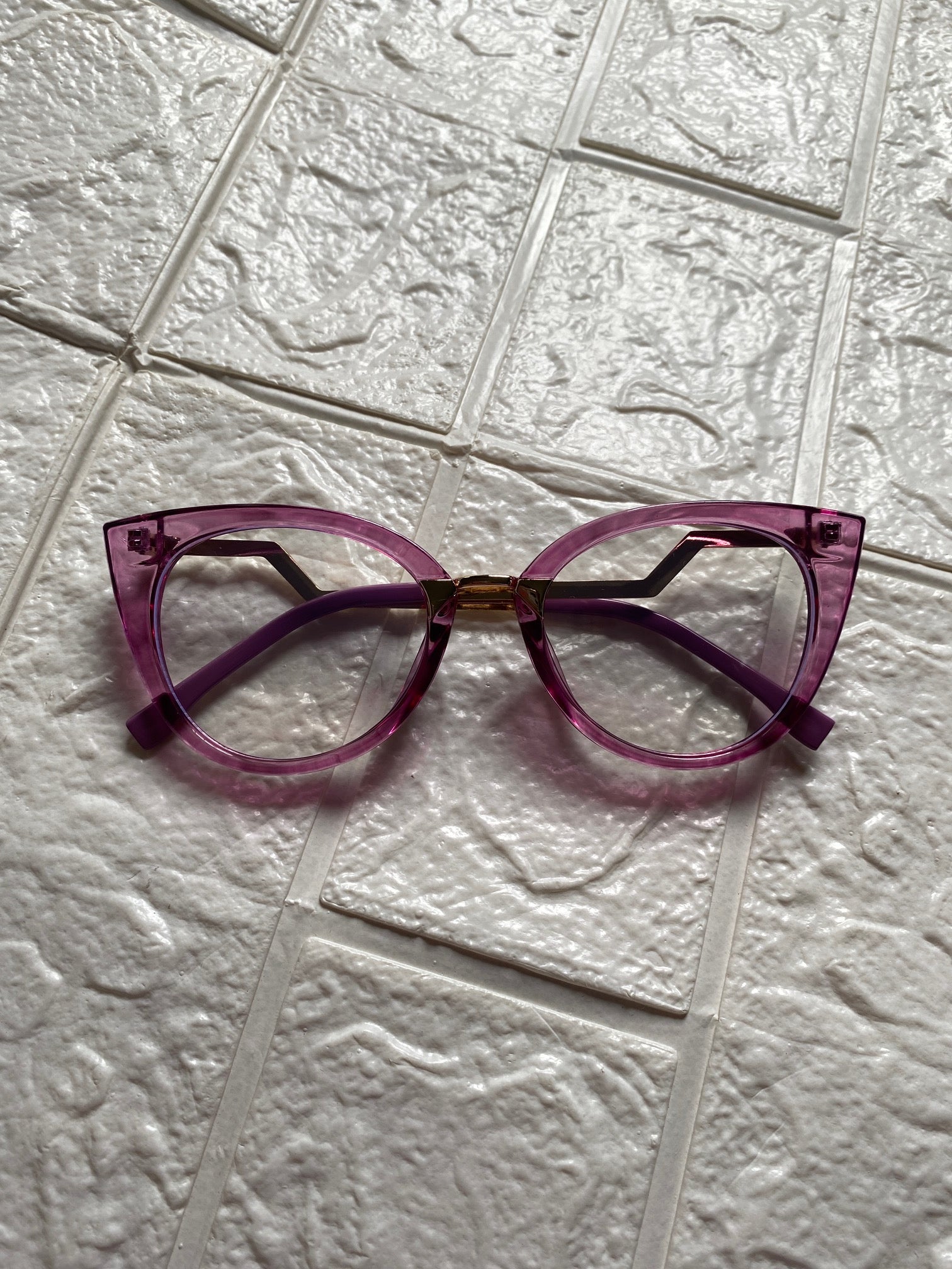 Lentes Cat Eye Diva Morados