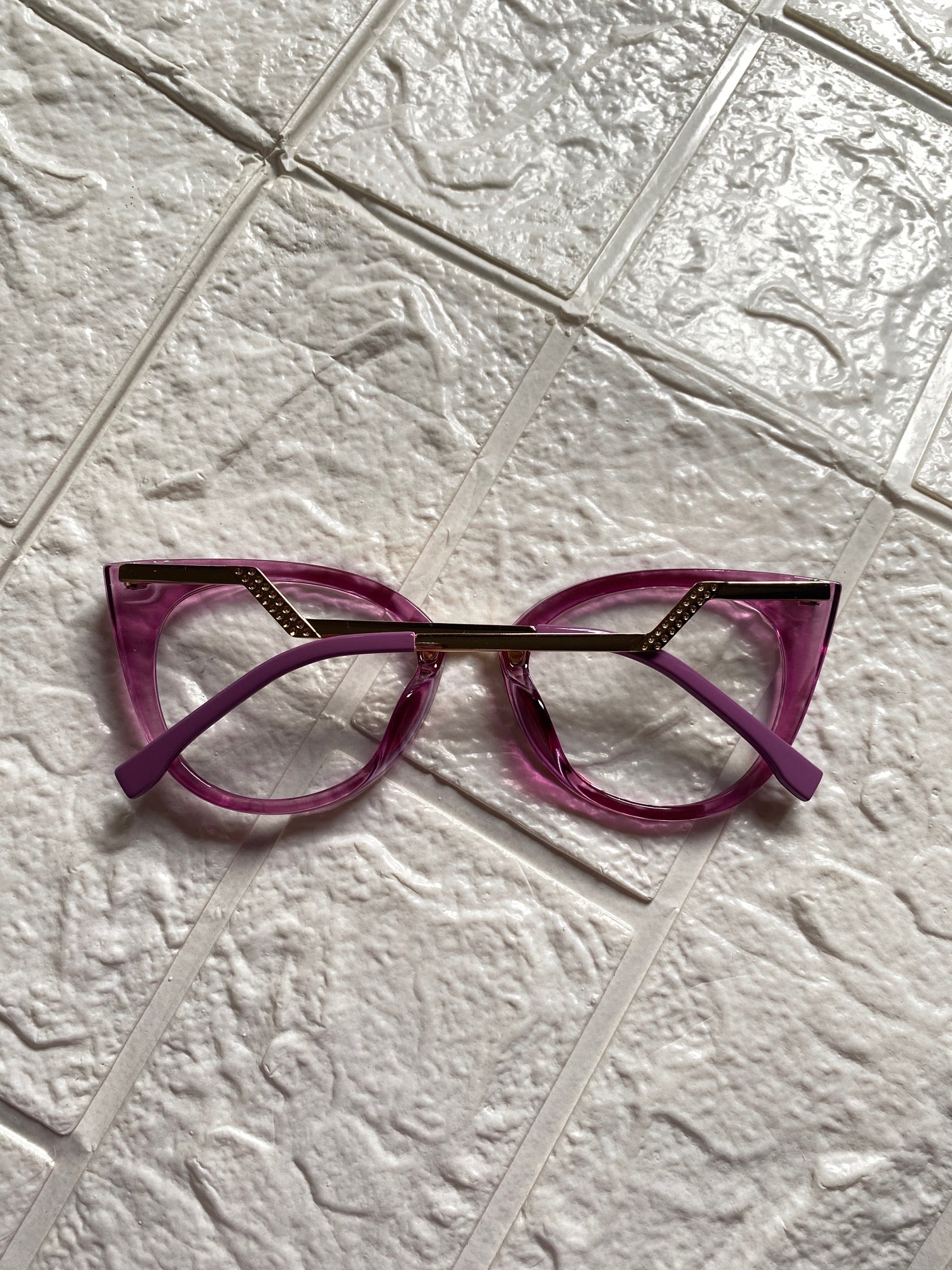 Lentes Cat Eye Diva Morados