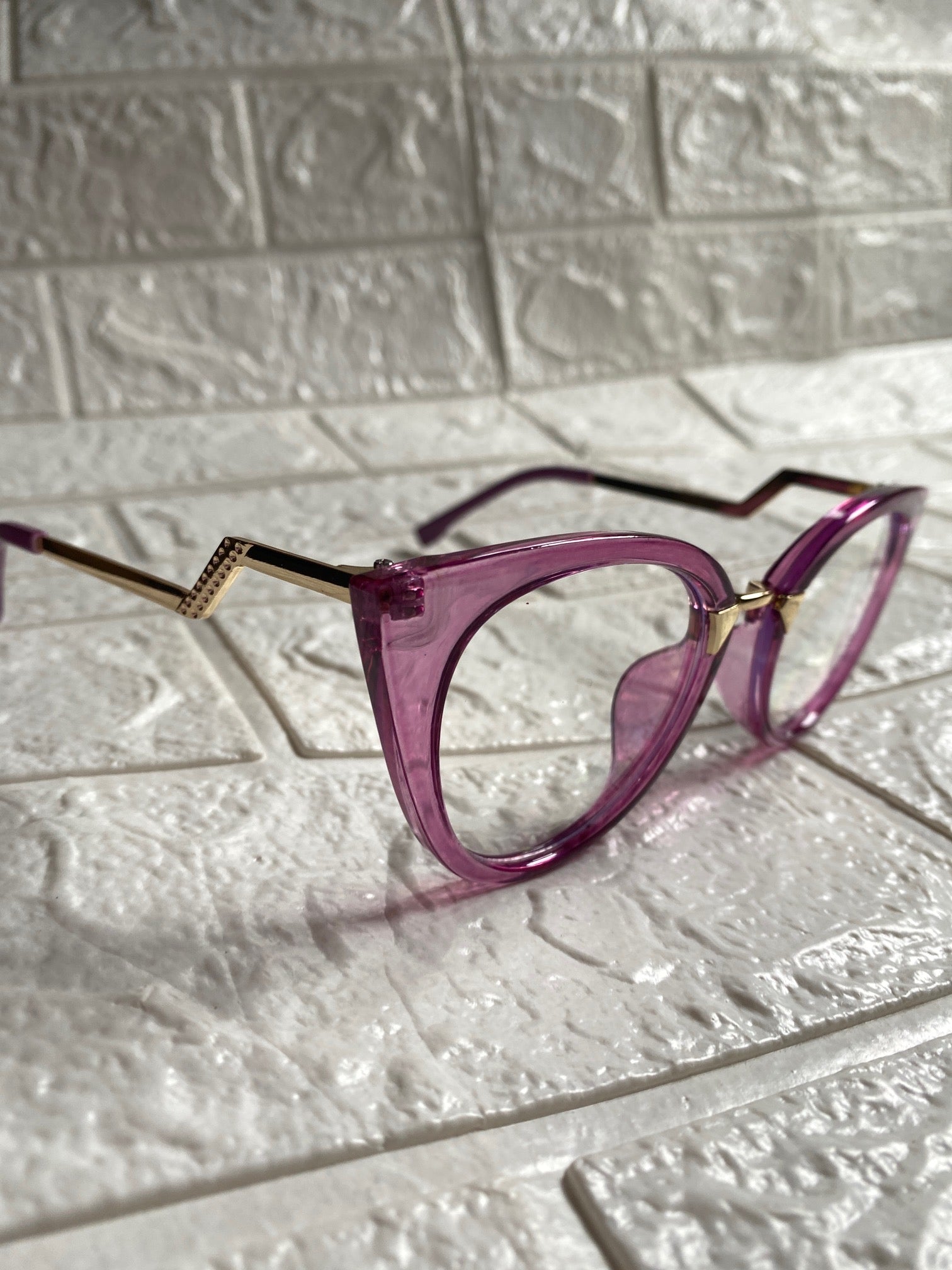Lentes Cat Eye Diva Morados