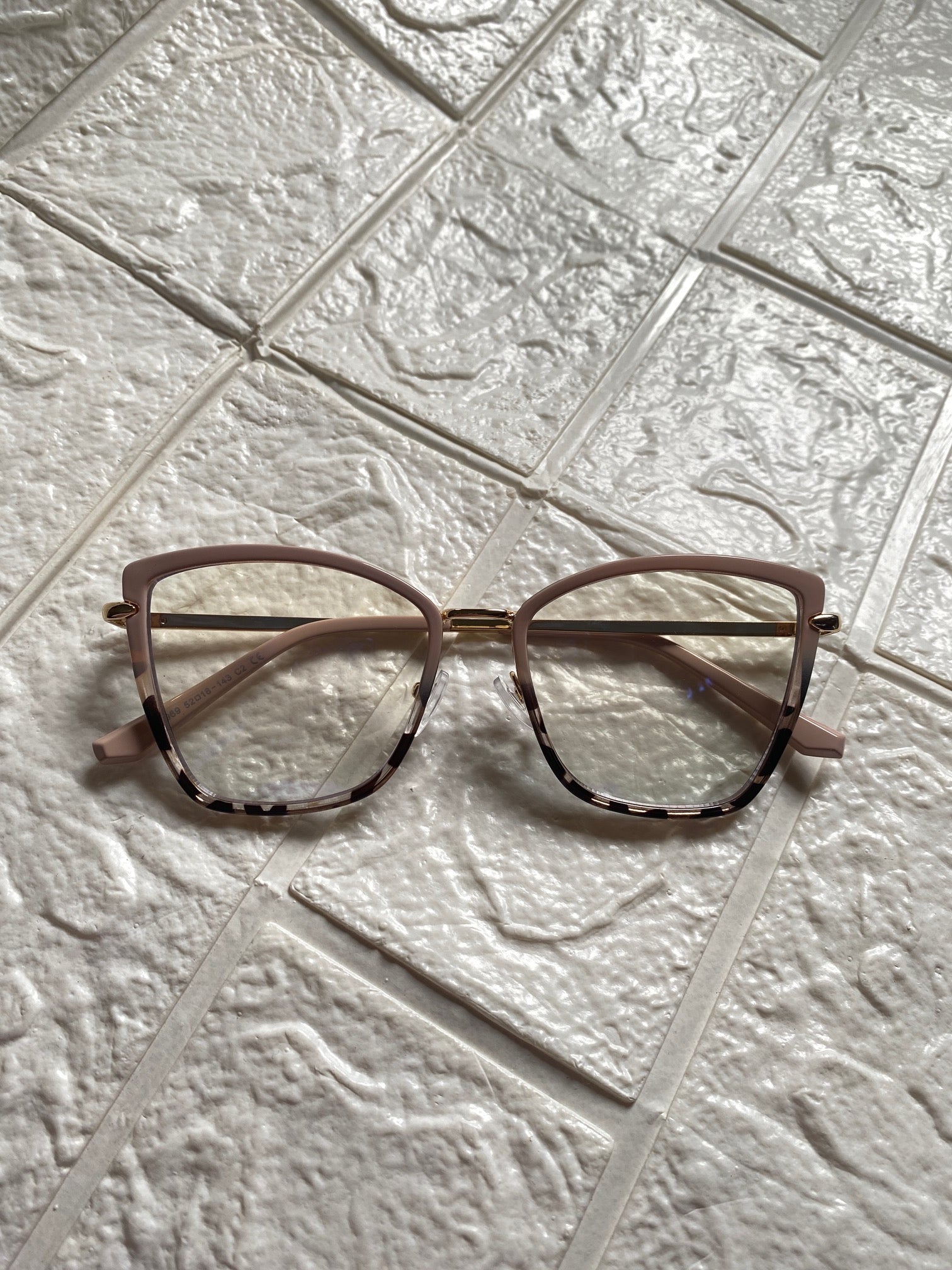 Lentes New Beige con Leopardo