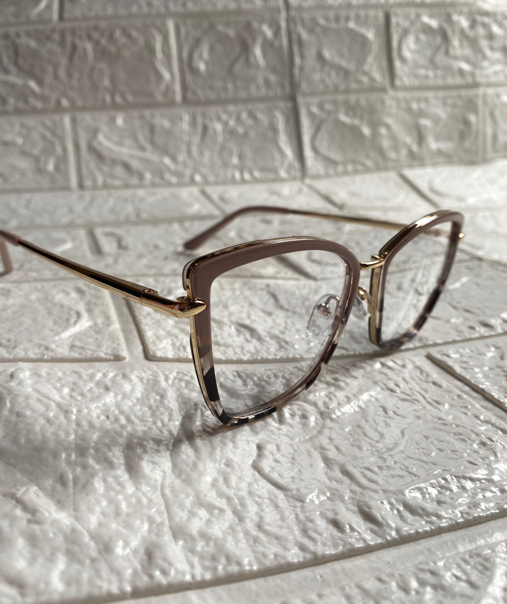 Lentes New Beige con Leopardo