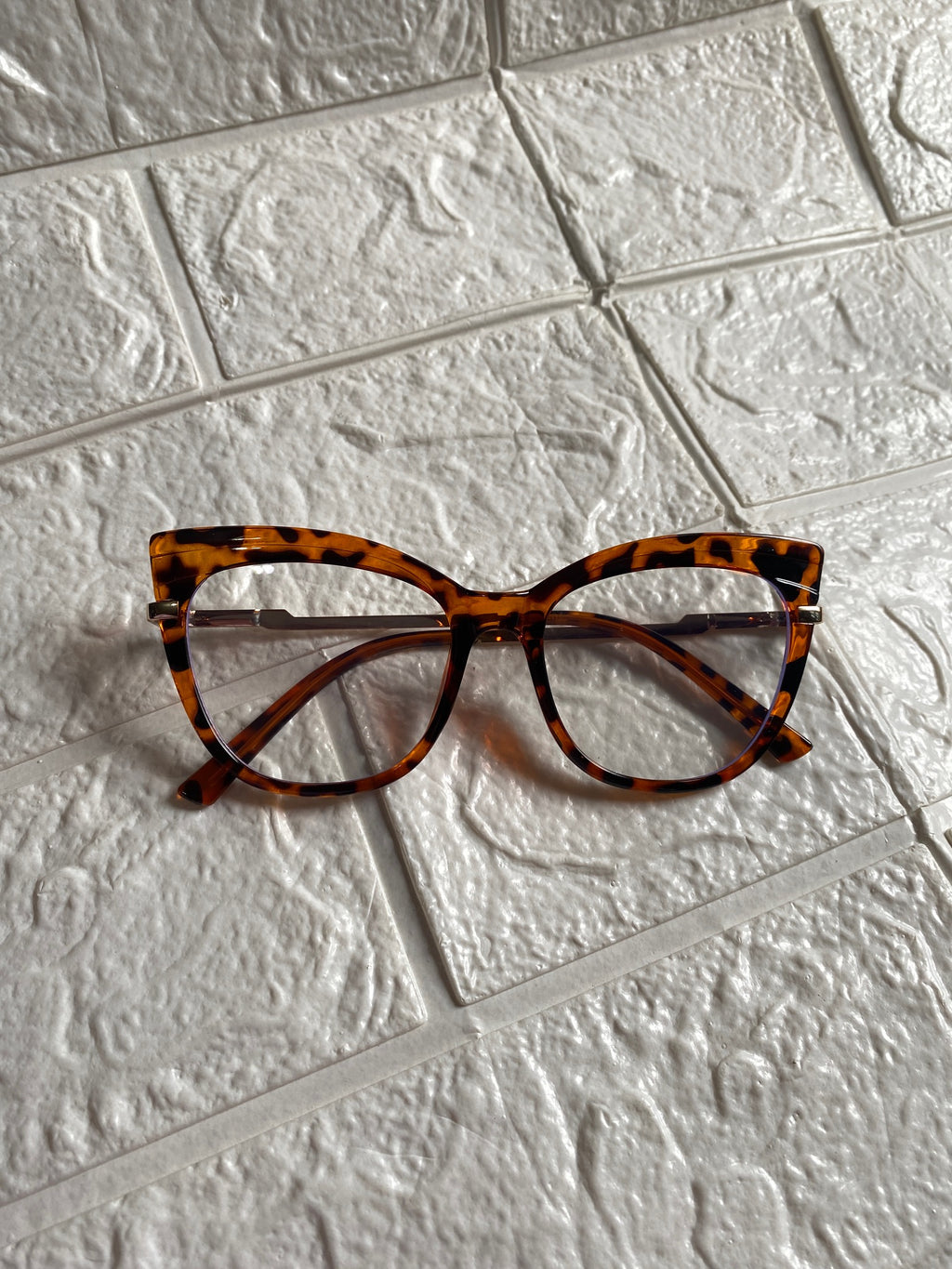 Lentes Cat Eye Leopardo Marco Relieve