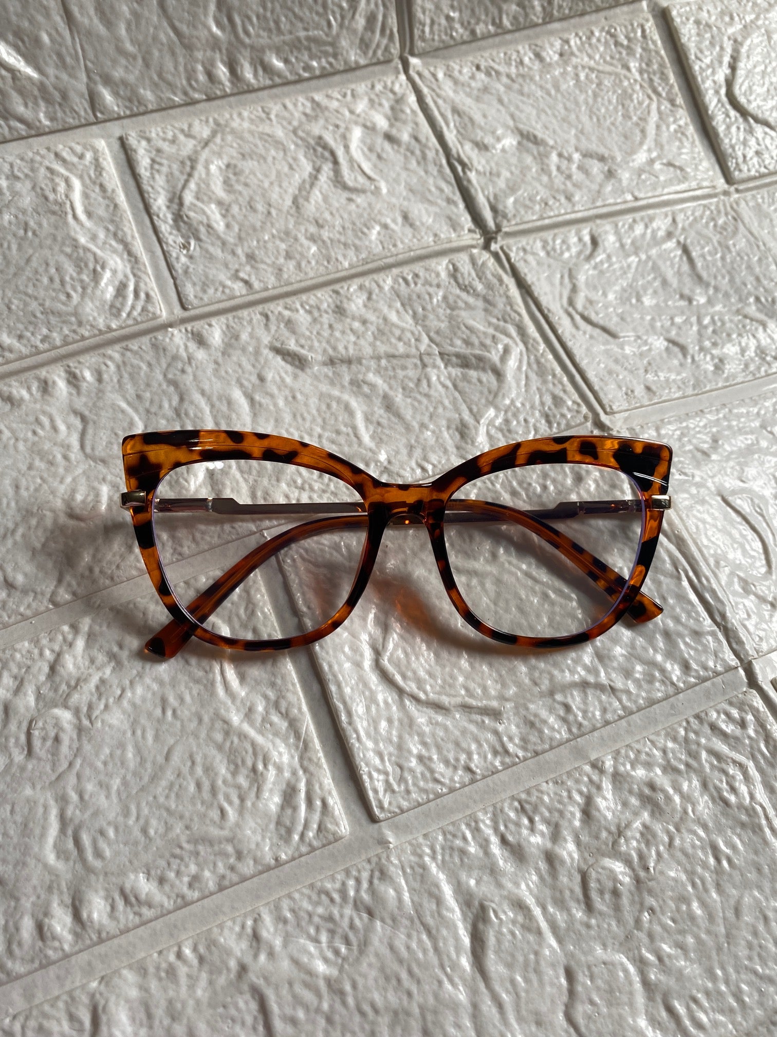 Lentes Cat Eye Leopardo Marco Relieve