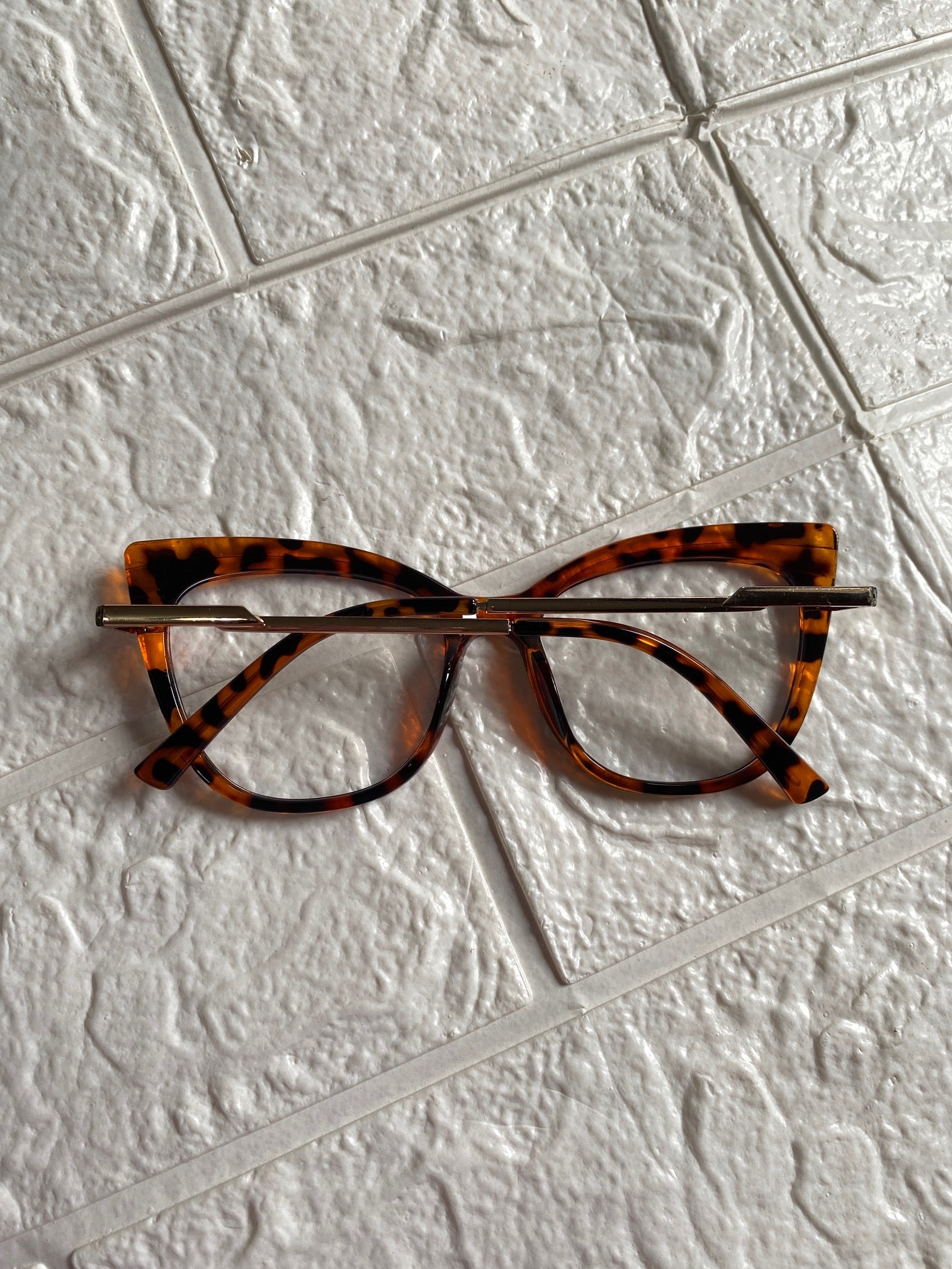 Lentes Cat Eye Leopardo Marco Relieve