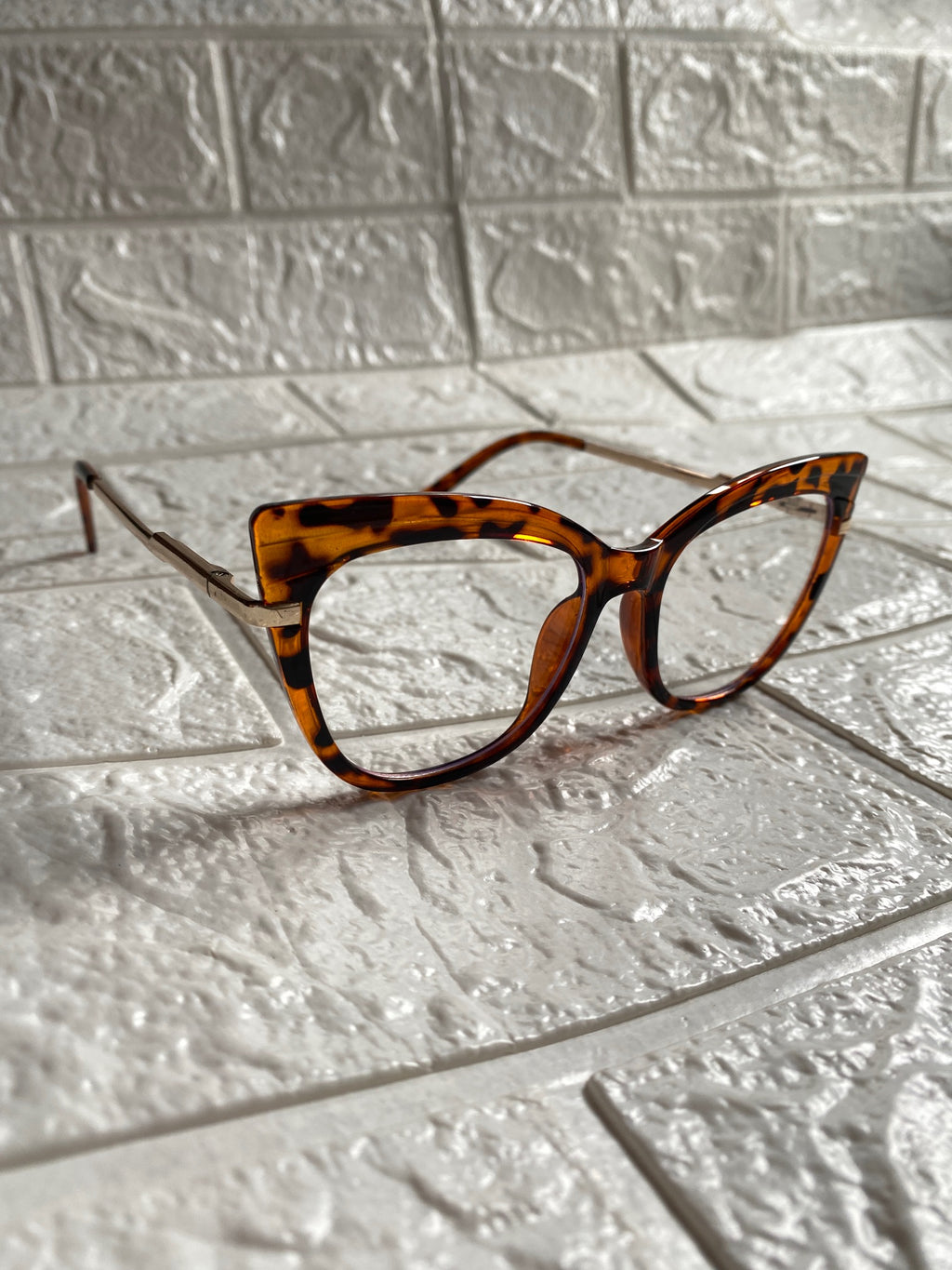 Lentes Cat Eye Leopardo Marco Relieve