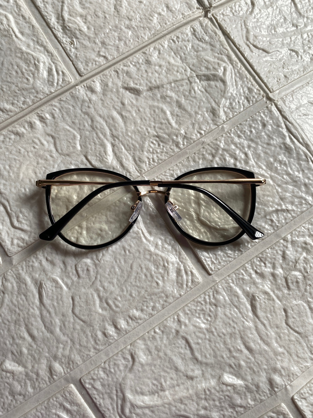 Lentes Semi redondos Negros New
