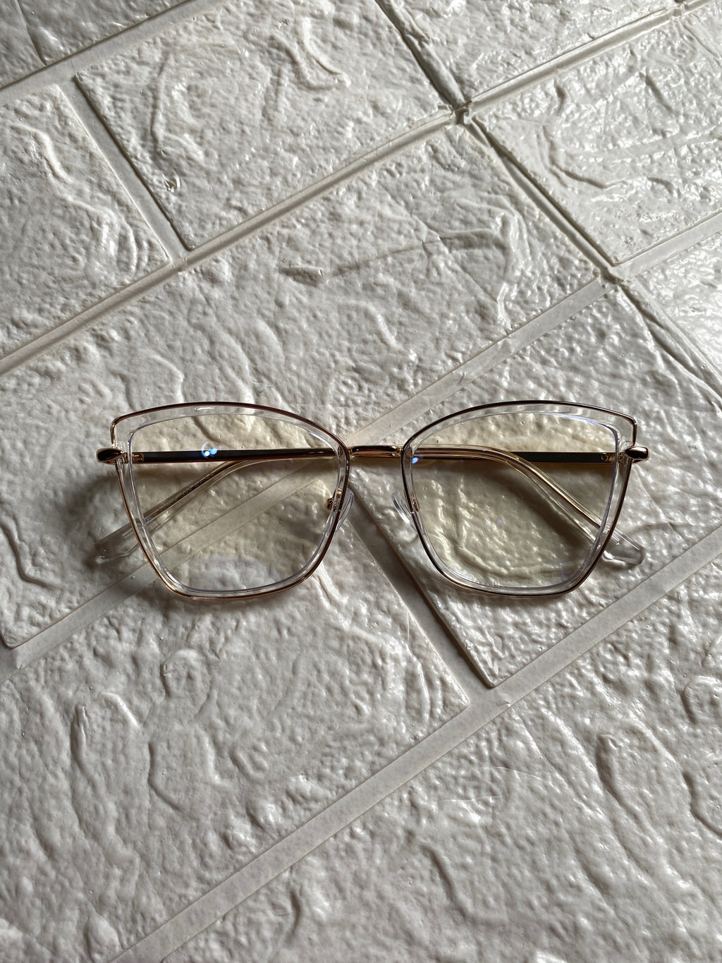 Lentes New Clear con Gold