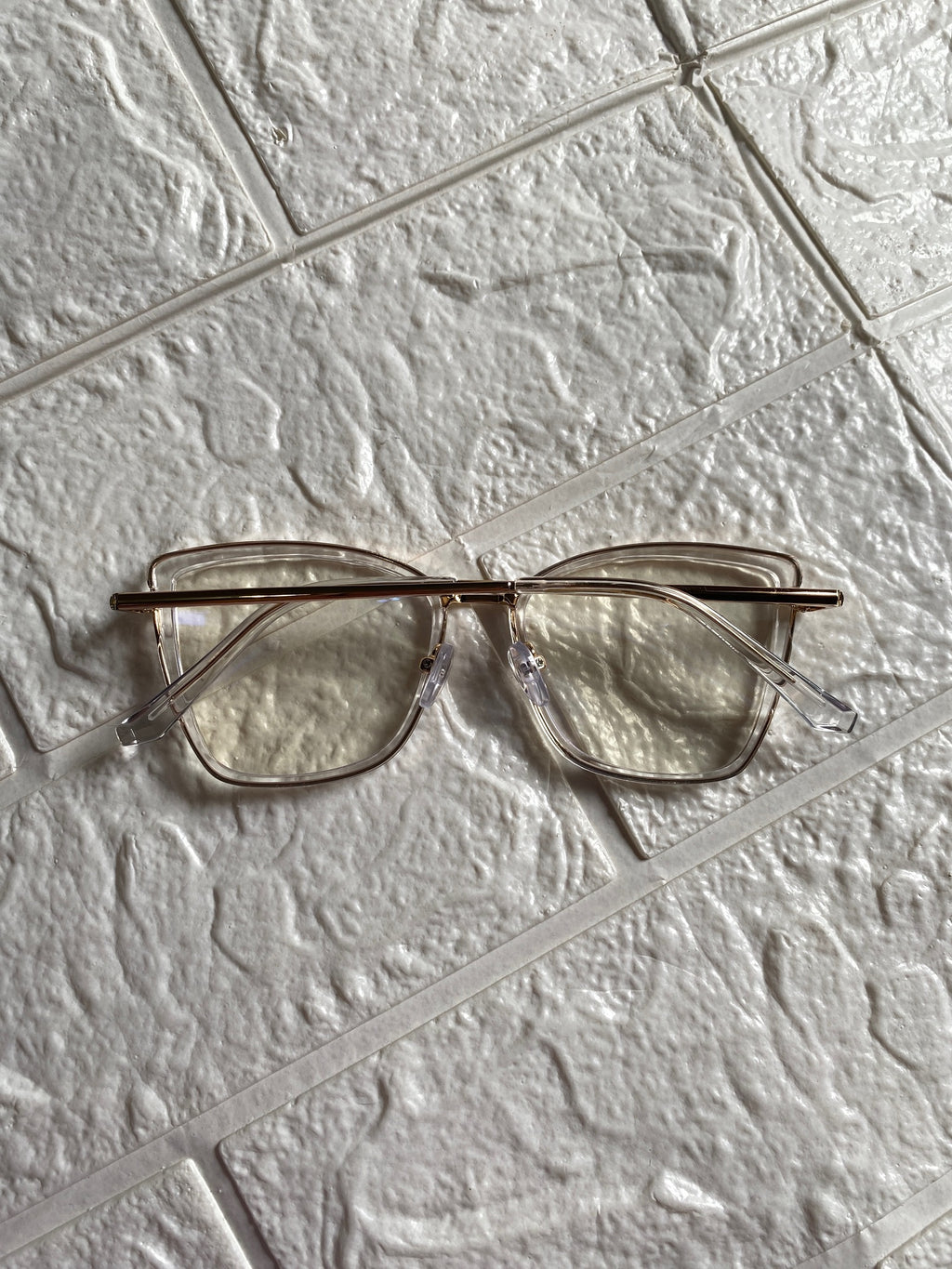 Lentes New Clear con Gold
