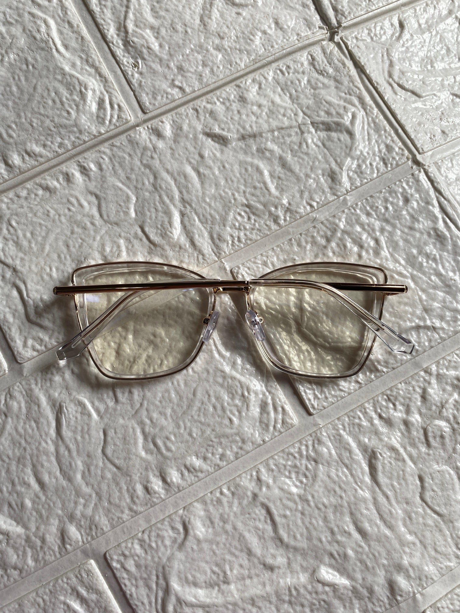 Lentes New Clear con Gold