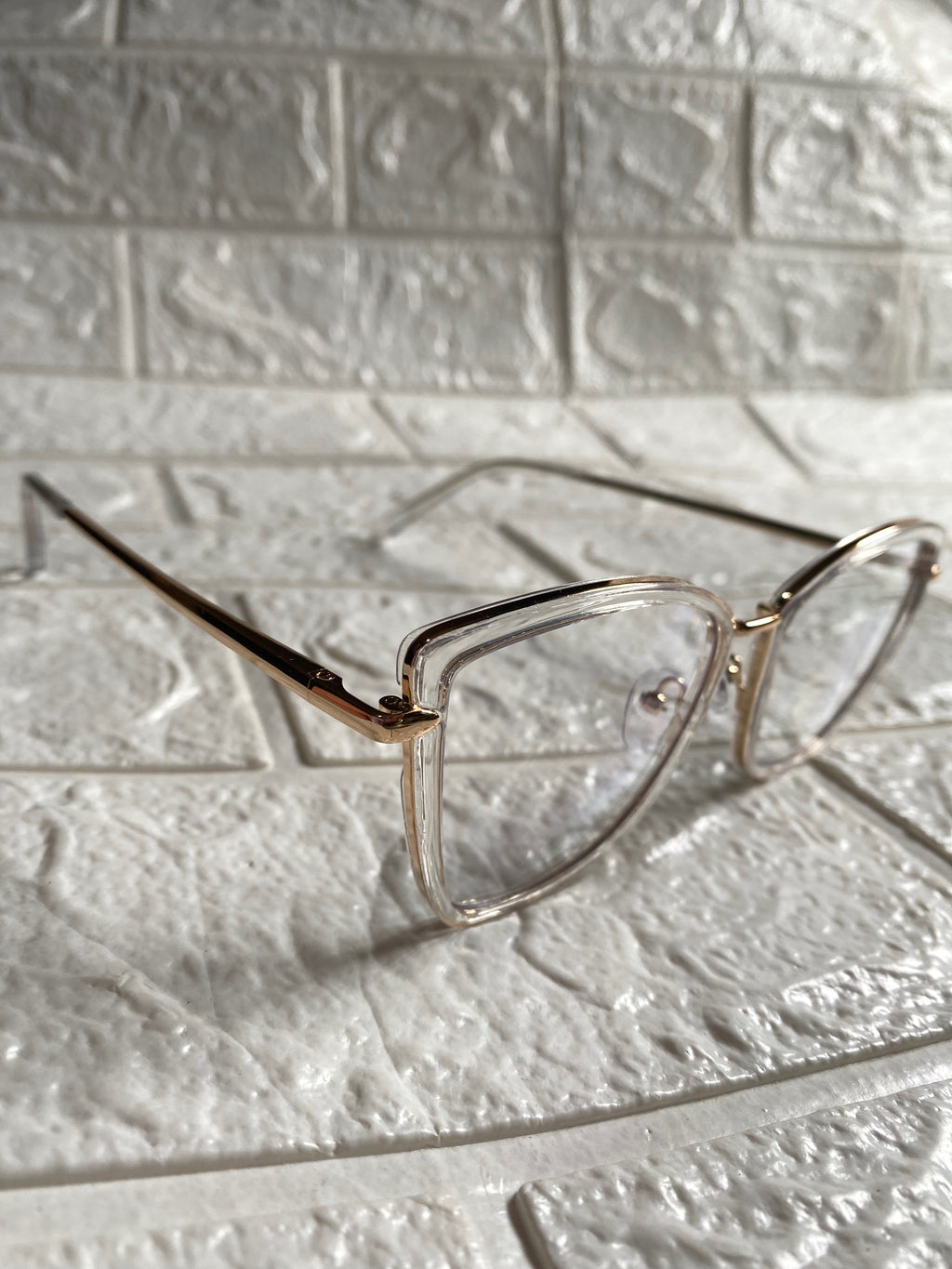 Lentes New Clear con Gold