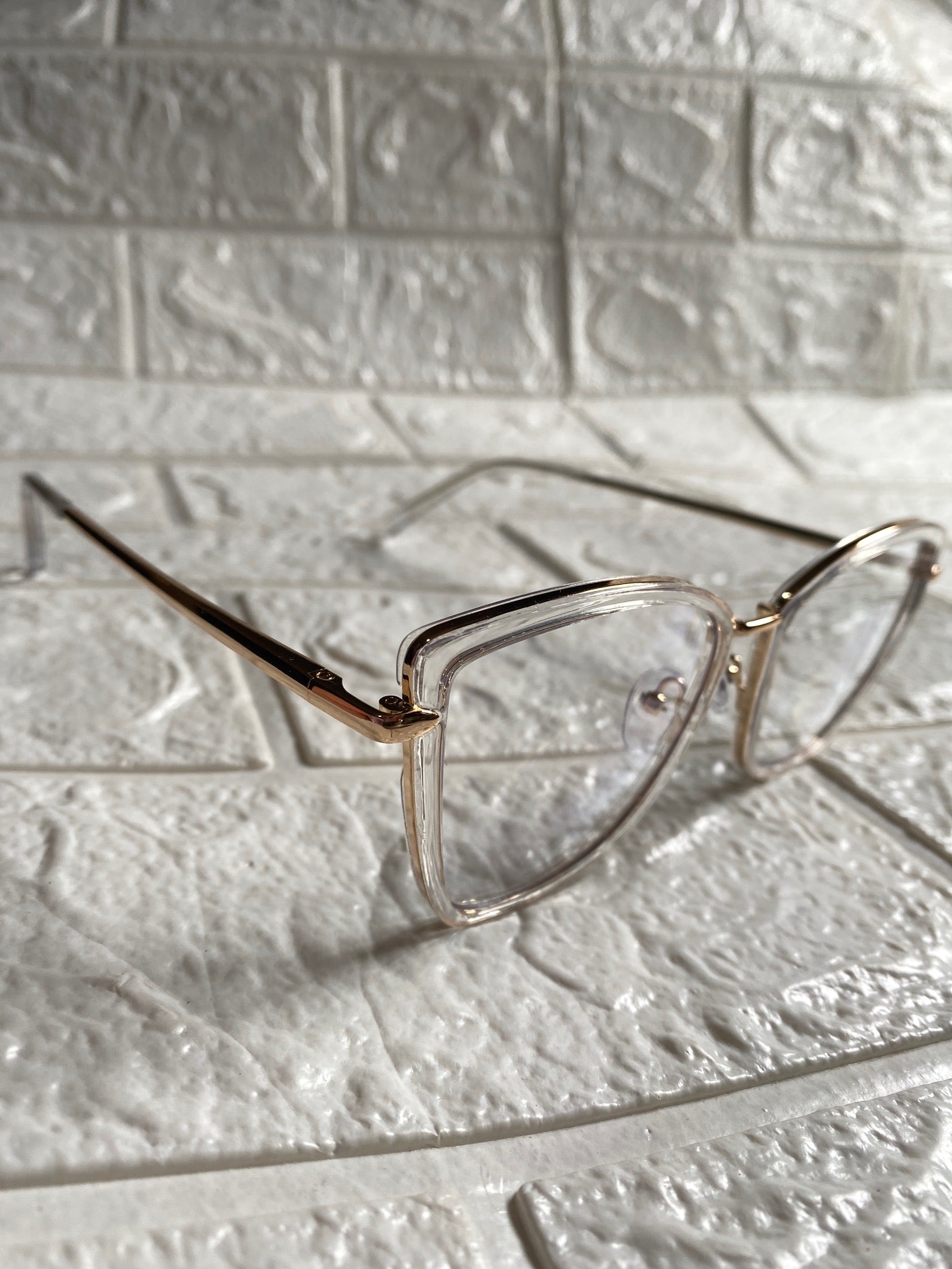 Lentes New Clear con Gold