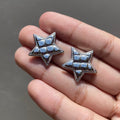 Studs Estrellas Silver
