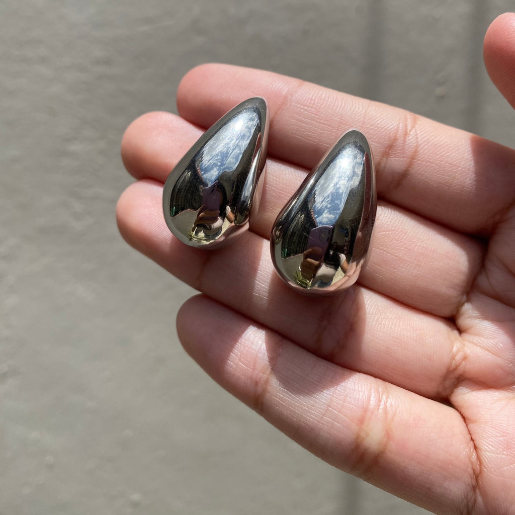 Gotas Large Silver