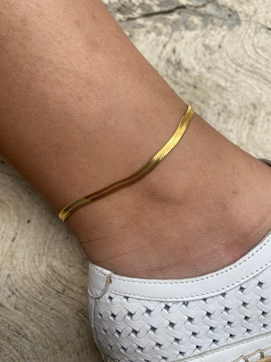 Tobillera Omega Gold