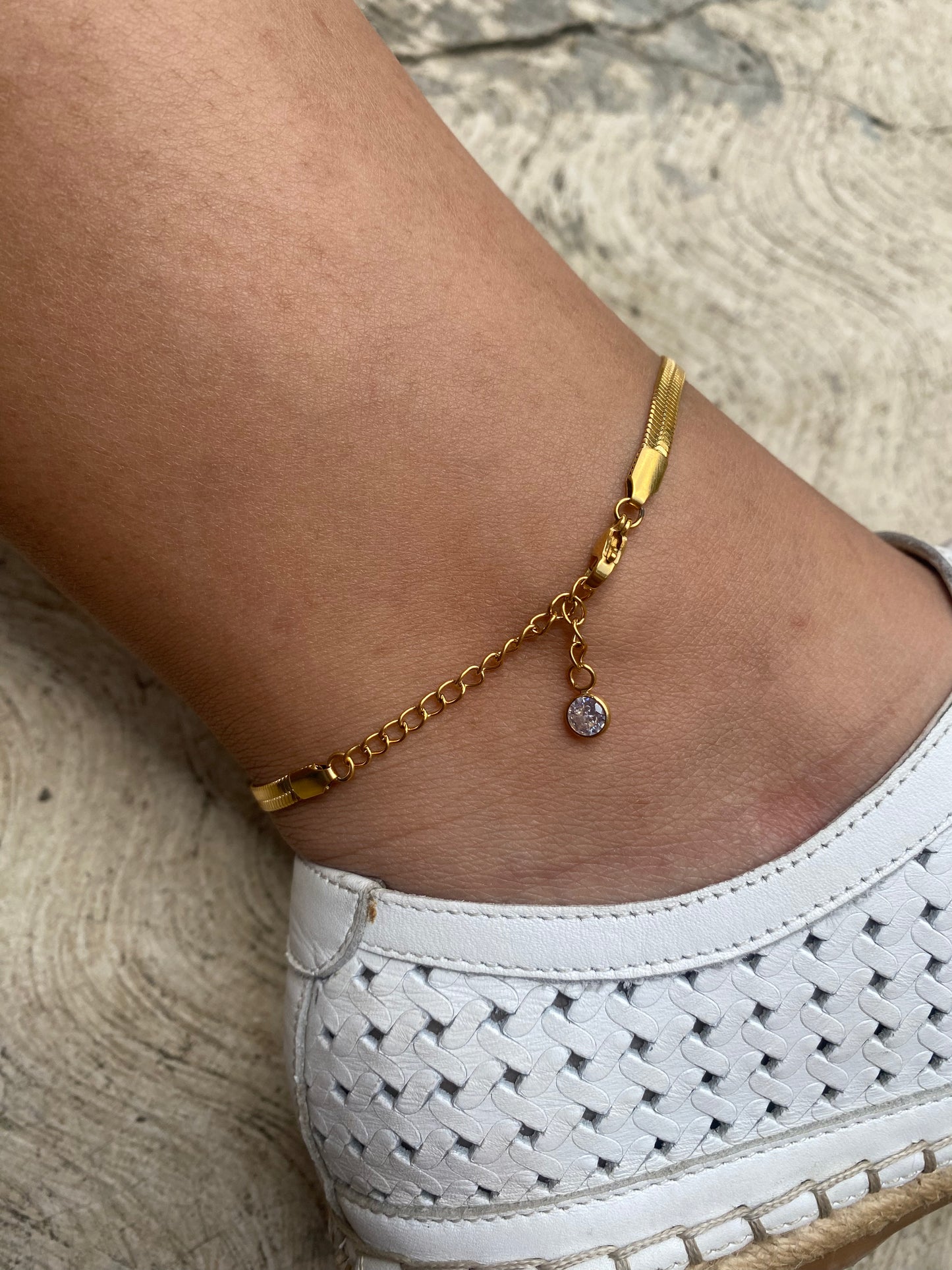 Tobillera Omega Gold