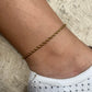 Tobillera Rope Gold
