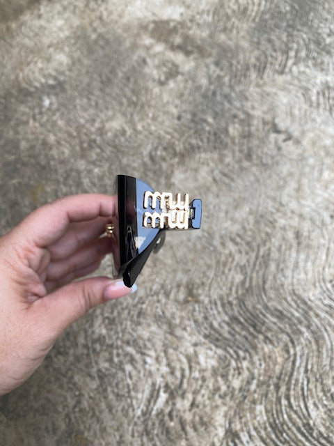 Lentes Miu Miu Vintage Negro Pequeño