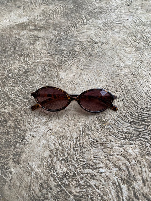 Lentes Miu Miu Ovalados Leopardo con Cafe
