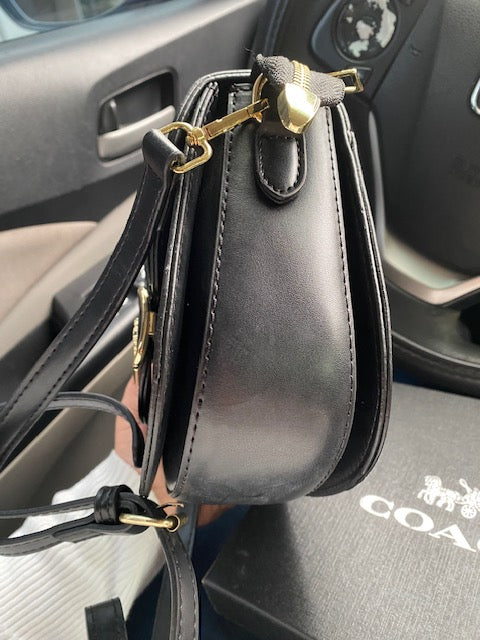 Cartera Coach Negra Pequeña