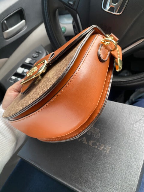 Cartera Coach Cafe Pequeña
