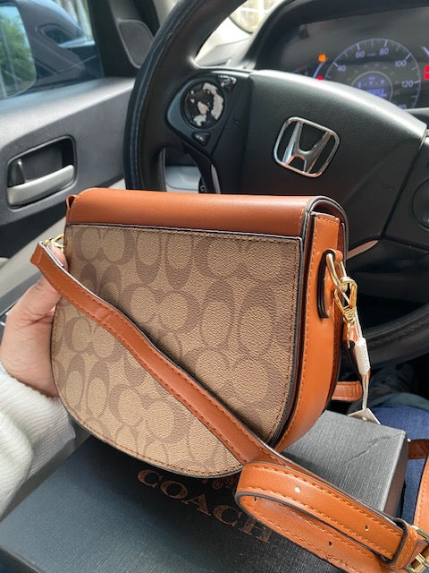 Cartera Coach Cafe Pequeña