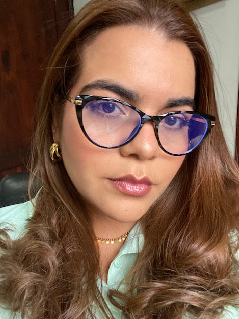 Lentes Cat Eye Negro Corte Diamante