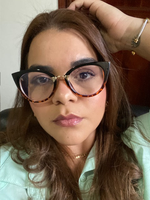 Lentes Cat Eye Negro y Leopardo Espectacular