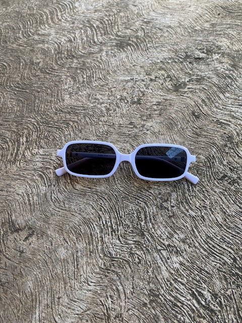 Lentes Miu Miu Rectangulares Blancos