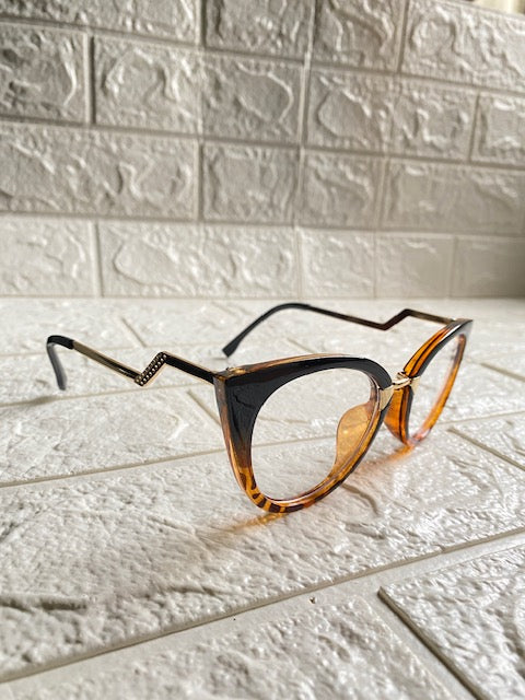 Lentes Cat Eye Negro y Leopardo Espectacular