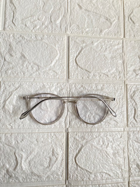 Lentes Semiredondos Gris con Silver