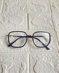 Lentes Semicuadrado Negro & Gold