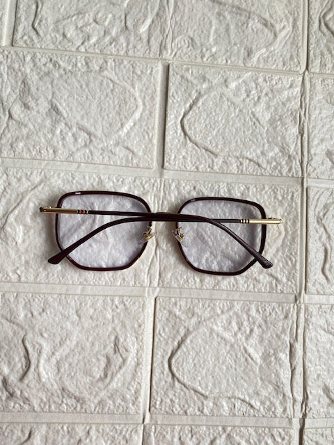 Lentes Semicuadrado Ocre & Gold