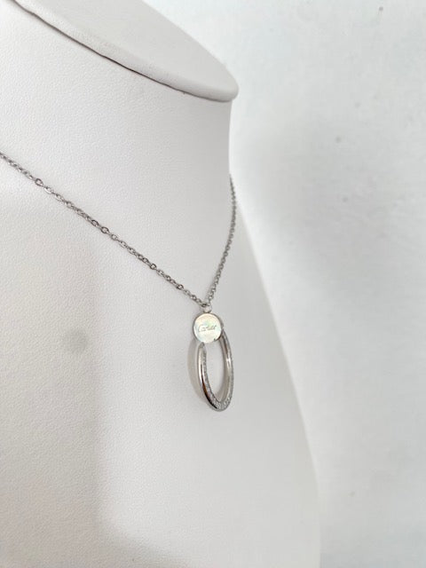 Cadena Clavo Brillante Silver