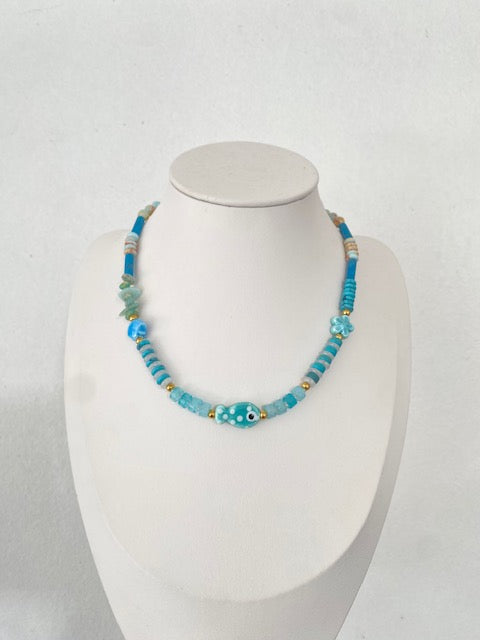 Collar Roatan Turquesa