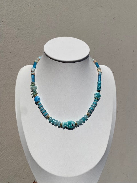 Collar Roatan Turquesa