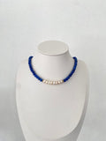 Collar Elegante Azul Marino
