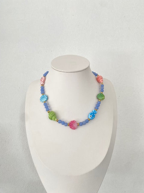 Chocker Azul Sea Charms